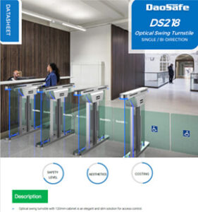 Оптичний розпашний турнікет DS218